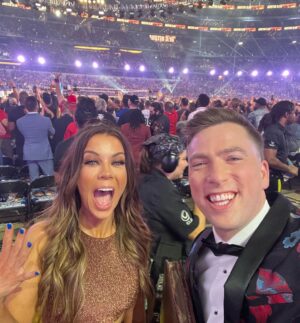 Kevin Patrick Egan Instagram - Reflecting on an unforgettable weekend in Dallas for Wrestlemania. I’m one lucky fella getting to work alongside such legendary humans. From the behind the scenes crew, to my fellow co-hosts, to the superstars themselves… love ya! Cheers for such an epic weekend ❤️

#wrestlemania #wwe #wweraw #wwehof