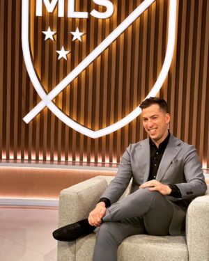 Kevin Patrick Egan Instagram - Lots to smile about, especially when I saw the last photo 😆♥️ Brilliant time in our Apple TV MLS studios with top people. Roll on Monday Night Raw from Jacksonville FL! Cheers folks x
