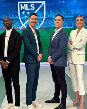 Kevin Patrick Egan Instagram - Beyond excited to announce that this year I will be Lead Host of MLS 360 on Apple TV. Four hours of live whip-around coverage, jumping from game to game, catching all the goals and big moments as they happen - all alongside three top pros and brilliant people! 

The rise of our beautiful game here in North America is undeniable. Messi plays here. We’ve got a World Cup arriving on our shores in two years. The match attendances and atmospheres are better than ever. And now we’re broadcasting live to over 100 countries on Apple TV. Pumped! Let’s be havin’ ya! 😁