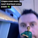 Kevin Ryan Instagram - @aerlingus You have blown me away yet again with your kindness, individual customer attention and just pure brilliance. #aerlingus is #1 in the airline business, even ask my dog. Staff and crew are always top tier and it’s a joy being on a flight with you all. Much respect and big thank you from Copper and Myself 🐾 ☘️ we know how hard you guys all work Anita beyond appreciated! #flyinghigh here. Slainte