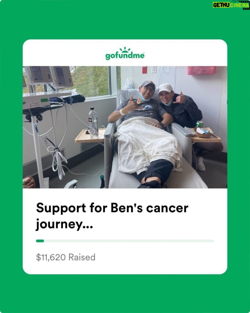 Kevin Ryan Instagram - Please donate if you can - Any help here is greatly appreciated guys. Thx for your kindness and generosity. Ben is such an incredible man with a wife & 2 kids battling #cancer #fuckcancer #beatcancer #bostonstrong #wegotthis - LINK IN BIO