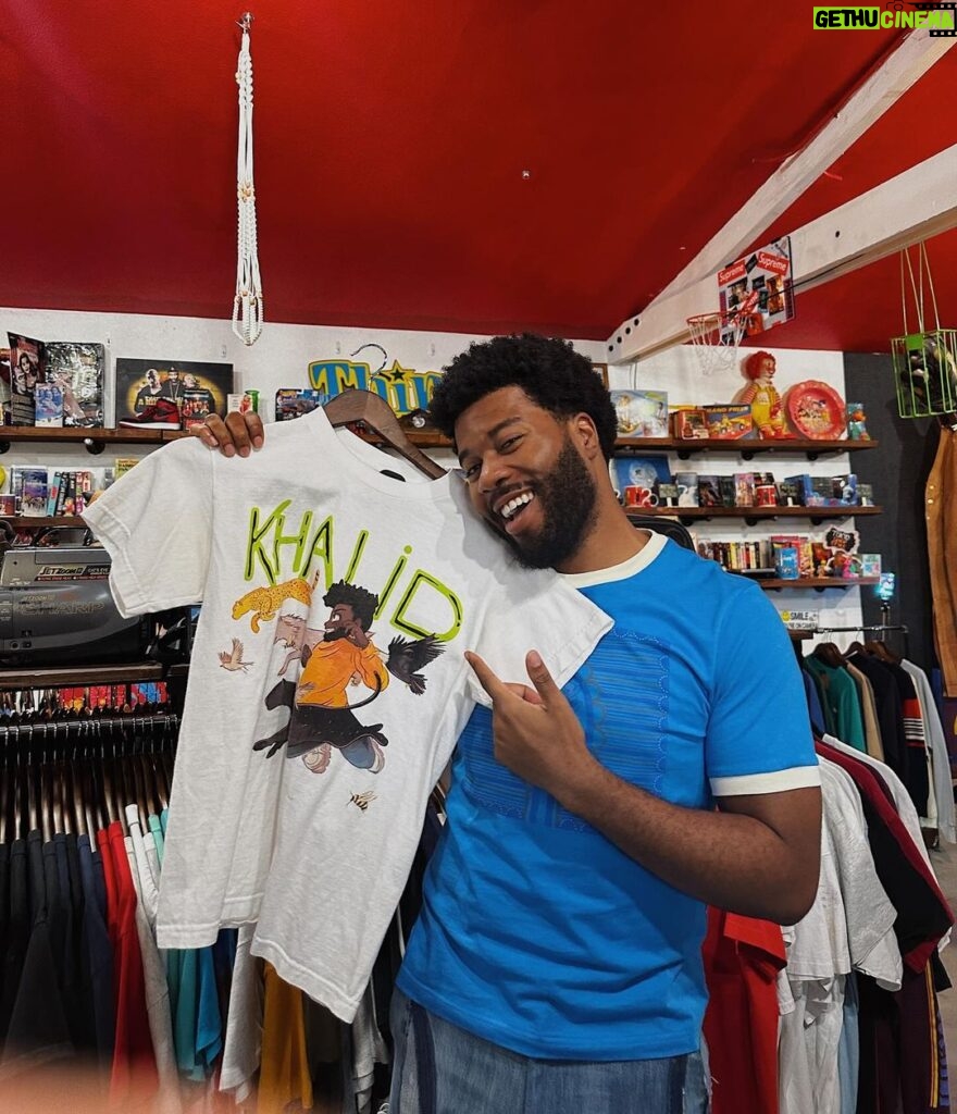 Khalid Instagram - look what I found today! 💙 Phoenix, Arizona