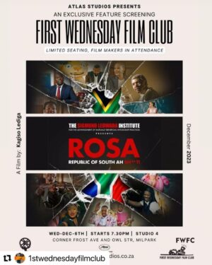 Khulu M. Skenjana Instagram - #Repost @1stwednesdayfilmclub with @use.repost
・・・
Let’s say goodbye to 2023 on a good note. Come celebrate with us on the 26th of December 2023 33 Frost Avenue,Braamfontein Werf, jhb 2000.