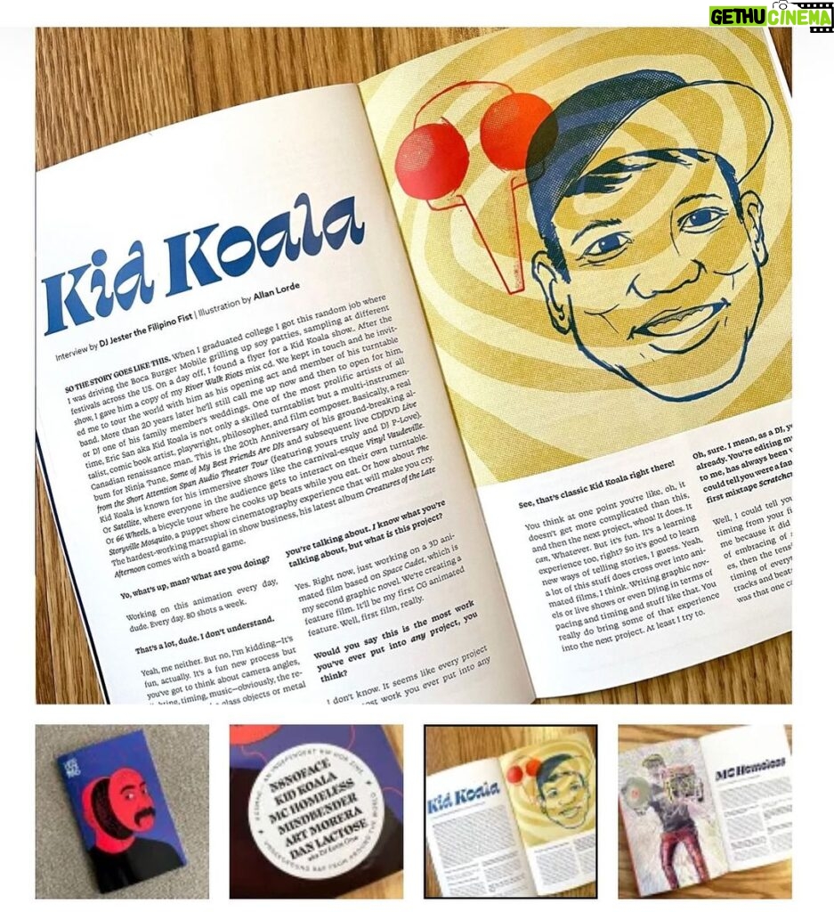 Kid Koala Instagram - New issue of @ugsmag is out now! There’s a conversation with DJ Jester (@filipinofist) and yours truly! Illustration by @MisterLorde Check it out here: https://ugsmag.com/product/ugsmag-zine-006/