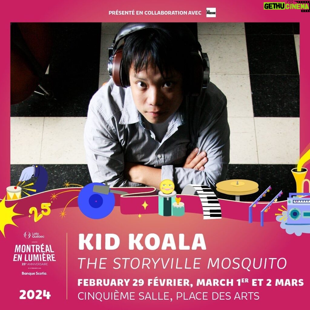 Kid Koala Instagram - MONTREAL! Third show added! 🎉 Get your tix for @placedesarts @the_storyville_mosquito @mtlenlumiere 🎫: kidkoala.com/tour