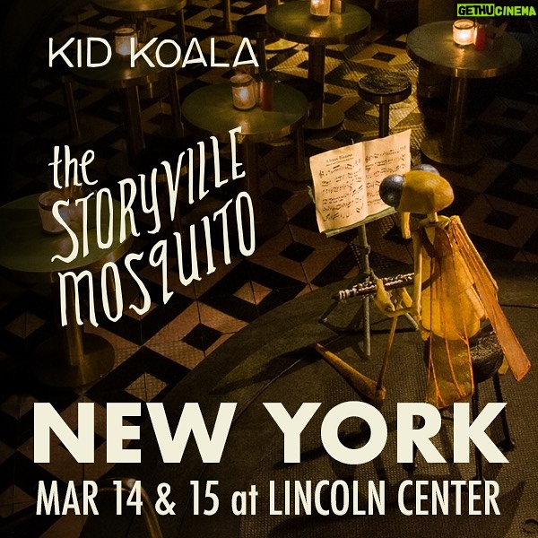 Kid Koala Instagram - NYC! 🗽 Third show added at LINCOLN CENTER! 🎉@lincolncenter Get your tickets now! #KidKoala #TheStoryvilleMosquito @the_storyville_mosquito kidkoala.com/tour