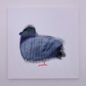 Kid Koala Instagram - Original Painting: Pigeon Windowsill Apt 538 is now at the shop! 🐦🖼️

https://kidkoala.com/product/original-painting-pigeon-windowsill-apt-538/
