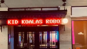 Kid Koala Instagram - FUN TIMES yesterday at Kid Koala’s #RobotDanceParty 
🤖🔈🕺🏻💃🎚️🎛️🤖Thanks for rockin’ with us CALGARY @hprodeo