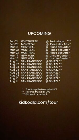Kid Koala Instagram - JUST ANNOUNCED! 10 shows in SF! Nufonia Must Fall AND The Storyville Mosquito LIVE! kidkoala.com/tour