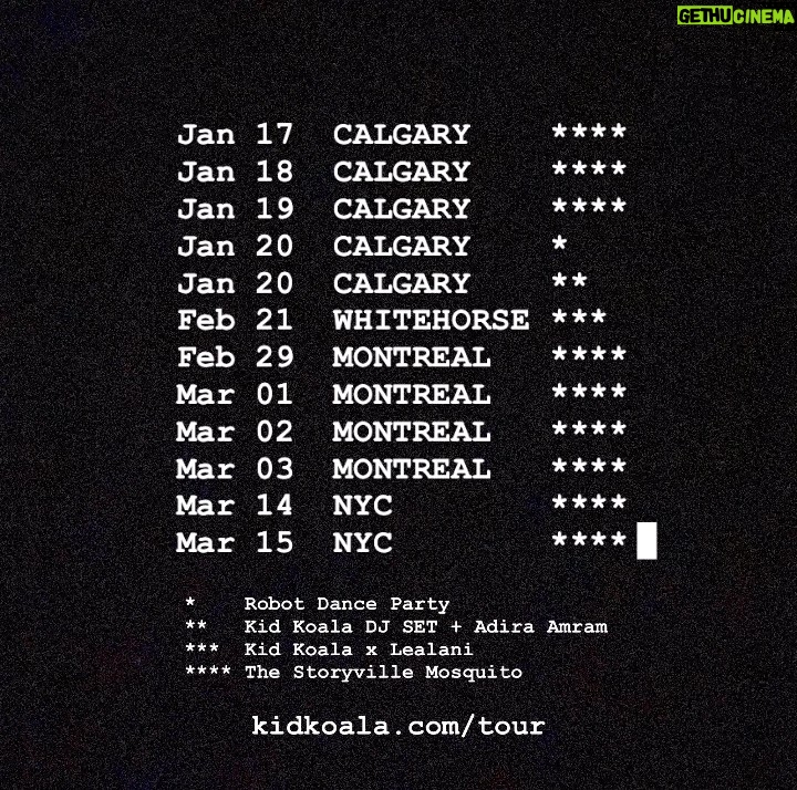 Kid Koala Instagram - get your 🎟️ now! kidkoala.com/tour