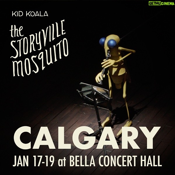 Kid Koala Instagram - See you next week, CALGARY! Bring the families! @the_storyville_mosquito @hprodeo