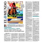 Kike Sarasola Instagram - @elmundo_es me dedica hoy su contraportada con esta estupenda entrevista de Irene Velasco. Gracias. 👍