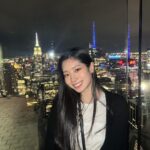 Kim Da-hyun Instagram - New York night view🌃✨