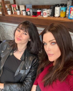 Kim Director Instagram - These 2 adults made plans on a 15 degree day and kept them. Are we heroes? Yes. Yes, we are. 

If you are in NYC next week, check out my friend Mick’s show! Link in her bio: @mickszal