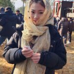 Kim Tae-yeon Instagram - 태연양 💜 . . . #안개보소 ☁️ 아침일찍 부은얼굴로 준비했던 ㅋㅋ 앞머리 어디갔냐며 징징대던 태연양 😊👋 #아역배우 #김태연 ✌️