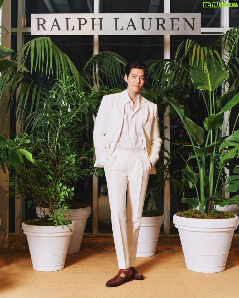 Kim Woo-bin Instagram - @ralphlauren🌿 #RLSP23 #RLCaliforniaDreaming #RalphLauren #RLPurpleLabel #RLCollection