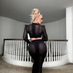 Kimora Blac Instagram - Favorite black dress in @FashionNova Wearing 'Living Lavish Skirt Set' Los Angeles, California