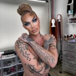 Kimora Blac Instagram - She said blue eye shadow tonight Wearing 'butterflies palette' @plouise_makeup_academy Hair by @hairbymaribel Los Angeles, California