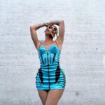 Kimora Blac Instagram - Sweet talk to me on @FashionNova Wearing 'Ruff Rider Mini Dress' Las Vegas, Nevada