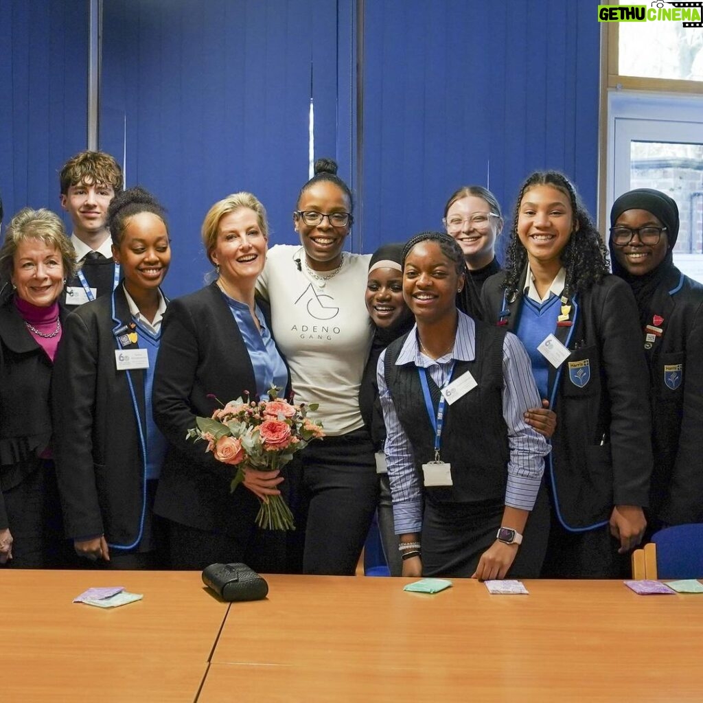 King Charles III of the United Kingdom Instagram - Today The Duchess of Edinburgh joined students taking part in a menstrual health workshop at Harris Girls’ Academy in South-East London. The group spoke candidly about the challenges faced by women and girls, covering topics ranging from ‘what is a normal period?’ to how to advocate for their own health issues when speaking to medical professionals. The workshop was part of Wellbeing of Women’s #JustaPeriod campaign, which aims to increase awareness and education around period problems, and normalise conversations around the topic. Her Royal Highness is Patron of the charity, which supports millions of women through its research and health campaigns. The session today saw female and male students talking openly to share their personal experiences and challenging some of the misconceptions and taboos around periods. Harris Girls' Academy East Dulwich