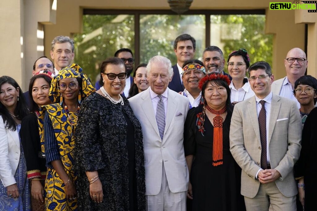 King Charles III of the United Kingdom Instagram - Everyone has a role to play in tackling the most complex environmental challenges facing our world. At a reception hosted by @commonwealth_sec and the Circular Bioeconomy Alliance, The King has spent time with global and Commonwealth indigenous leaders to hear about the use of traditional knowledge, alongside scientific knowledge, to address the climate and nature crises. During the event, the Circular Bioeconomy Alliance and @commonwealth_sec launched The Wildlife Resilient Landscape Network, which will bring together indigenous and scientific knowledge to explore how more resilient landscapes can be created in wildfire-prone areas of the world. His Majesty also joined a discussion on the particular risks that climate change poses to women and girls around the globe. #COP28 Dubai, UAE