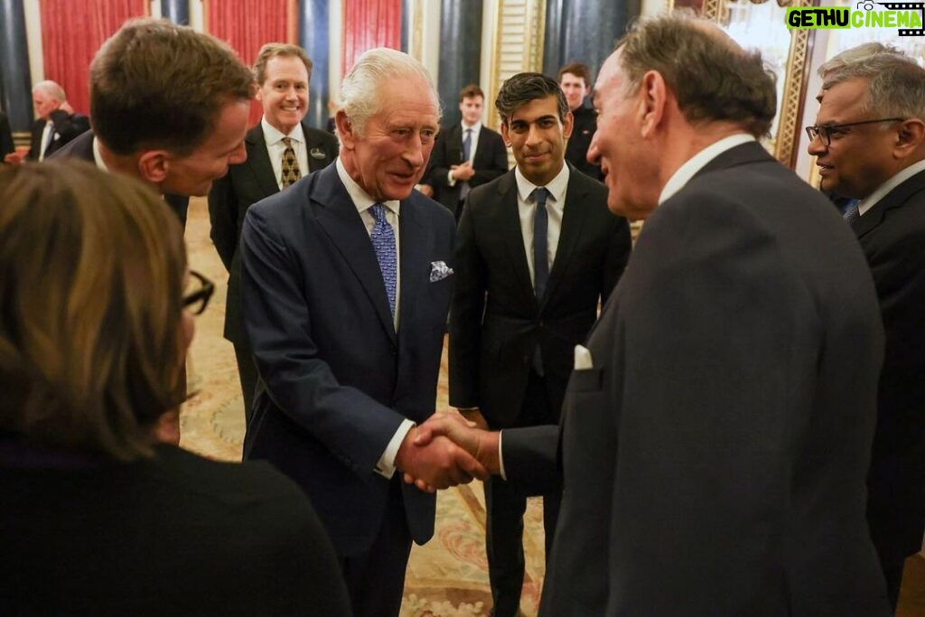 King Charles III of the United Kingdom Instagram - Ahead of #COP28 later this week, The King has hosted global business leaders and investors at Buckingham Palace. Earlier in the day, the Global Investment Summit at Hampton Court highlighted the UK's growth in sectors such as digital technology, life sciences, advanced manufacturing, and green industries.
