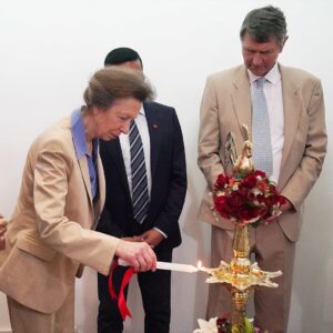 Queen Elizabeth II of the United Kingdom Instagram - The Princess Royal, accompanied by Vice Admiral Sir Tim Laurence, has arrived in Sri Lanka!🇬🇧🇱🇰 

👚 In Colombo, HRH toured a MAS Active Factory, one of South Asia’s largest apparel tech companies, to hear about their innovative designs and partnerships with UK brands.

🍼Next, at Save The Children’s Sri Lanka Head Office, The Princess joined staff in marking 50 years of the charity’s work in Sri Lanka. 

HRH became Patron of Save the Children UK in 2017, having served as President since 1970.

🏥 HRH visited Lady Ridgeway Hospital, meeting consultants implementing Save the Children’s Tilli program.

The programme uses games & storytelling to help parents and teachers have discussions with children about trust, consent, bodies, and boundaries.