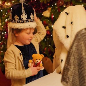 Queen Elizabeth II of the United Kingdom Instagram - Last week, The Queen was delighted to be joined by 7 year-old Olivia and family for a special Christmas tea at Windsor Castle. 🎄☕️

🧸 Olivia’s Coronation teddy bear Corrie, who travels with her everywhere, was a guest of honour. 

At 17-months-old, Olivia was diagnosed with a large brain tumour, causing permanent blindness. Since her diagnosis, Olivia has been receiving regular treatment, including chemotherapy. However, none of this has curbed her infectious enthusiasm or love of singing. 

🎵🎶 Along with the Bexley Music Primary Choir, Olivia performed a carol as part of His Majesty’s Christmas Broadcast.

Happy Christmas Olivia - and thank you for all the joy you bring! ♥️