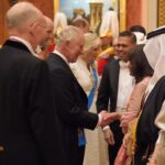 King Charles III of the United Kingdom Instagram – This evening, The King and Queen, accompanied by The Prince and Princess of Wales, welcomed the world’s ambassadors to Buckingham Palace.

Hosted annually, the Diplomatic Reception celebrates London as home to one of the largest Diplomatic Corps in the world.

📷 @chrisjacksongetty