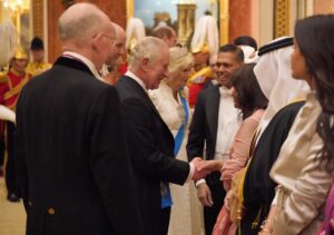 Queen Elizabeth II of the United Kingdom Instagram - This evening, The King and Queen, accompanied by The Prince and Princess of Wales, welcomed the world's ambassadors to Buckingham Palace.

Hosted annually, the Diplomatic Reception celebrates London as home to one of the largest Diplomatic Corps in the world.

📷 @chrisjacksongetty