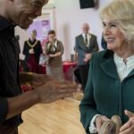 King Charles III of the United Kingdom Instagram - Showing off those Strictly-approved dance moves in Cambridge! 🪩💃 The Queen has visited @RoyalVolService volunteers at the newly opened Meadows Community Centre. The RVS is one of the UK’s largest volunteering charities, supporting the NHS and vulnerable people in the community. Her Majesty has been President of the charity since 2012. 🕺During the visit, Her Majesty watched a beginners dance class by special guest coaches and RVS supporters, @JohannesRadebe and @TashaGhouri! Head to royal.uk (link in bio) to read more. Cambridge, United Kingdom