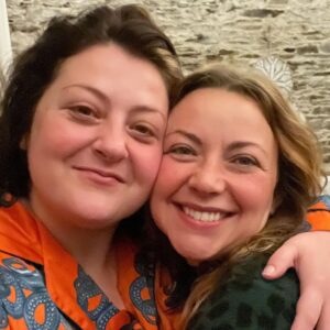 Kiri Pritchard-McLean Instagram - Uh oh, two Welsh icons? Is it 6am and one of them has a still sleeping face & won't smile cos she hasn't brushed her teeth yet? Yup. Is the other one transcendentally beautiful, still? Sadly, yes.
I've just had the most soul nourishing week at @thedreamingretreat thanks to this utter babe. I had no idea what being an Artist in residence at The Dreaming would entail but I booked it in for post Edinburgh fringe because my thinking was maybe it might go some way to restoring what Edinburgh drains out of me. 
I could not imagine and I cannot quite explain what has happened here the last week. I've had multiple life changing moments with two separate groups of strangers and I've witnessed such openness & profundity it's impossible not to be moved. 
As a comedian I think we can be cursed with a wide streak of cynicism but it's impossible to side with that here. I've laughed so much, I've learned a huge amount and I've really listened to folk and been listened to. All the while we've been supported and championed by the amazing team and practitioners here.
The house and land is something else, Wales at it's finest. The air, the water, the food grown on site, the beautiful rooms all of these make it one of the nicest, bougiest stays of my life but it's the people that have made it so rich. @therealcharlottechurch has made actual magic & watching people heal and bond in this beautiful place, in our magnificent country, has been an honour. 
The world and life can be so hard for so many and I think the team here have created the softest place for those who need it. 
If you've got any questions ask away and I'll try and answer.