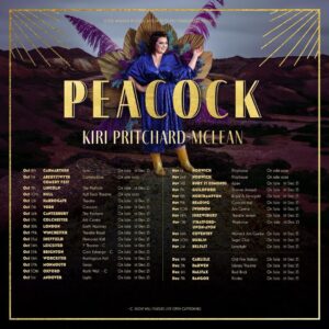 Kiri Pritchard-McLean Instagram - 🦚 MY TOUR IS ON SALE 🦚 
Yep, it's MASSIVE! 
I'm so excited to spend the good part of a year prancing around the country performing PEACOCK. 
There are a few places we're still finalising the details for so if you live in Nottingham, Birmingham, Newcastle, Bristol, Cardiff, Edinburgh and other parts of Scotland and Ireland and you don't spot your nearest town/city we are adding more dates.
📸 @_drewforsyth 
💄 @alexogdenclark 
👗 @fumbalinas 
🦚 @p.o.mltd 
Design - @suztakespictures