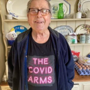Kiri Pritchard-McLean Instagram - My amazing, loving, tough, funny Dad passed away just before midnight last night. It was just me there and I was holding his hand, by his bed exactly where I have been since Monday night. 
Anyone who knows me will know I haven't just lost a superb Dad and a best pal, I've lost my biggest fan and champion. So many comedians know him because he'd come to gigs with me to hang out and watch. An Eighty year old Dad backstage at gigs is weird I know, but I adored hanging out and he loved the gigs so much. Nearly as much as he loved a t-shirt he didn't pay for, braces and a fleece. 
I know the reason I feel so much pain now is because of how loved I was and how proud he was of me. He loved his family so much and I'm reminding myself not everyone is as lucky as me to have that or to get to say goodbye. It was a beautiful goodbye and the team in Castle Douglas have made me weep with their kindness and love for him. 

Lots of kind people have messaged me these last few days as they've sensed something was up. I know I haven't replied to you and I'm sorry, you're not alone but I also don't know when I will want to talk and I know people need to know so that's what this post is about. No need to message me, I know you love me and if you knew him you loved him too. Sorry I've been so absent, while I was next to him I haven't known what to say or how to say it and if I used my hand to write a text I'd have to stop holding his and nothing was worth that. 

Sorry for all the photos of him. That might not stop for a while. I'm so so proud to be his daughter and all I want to do is show him off and celebrate him which I think he would have loved.