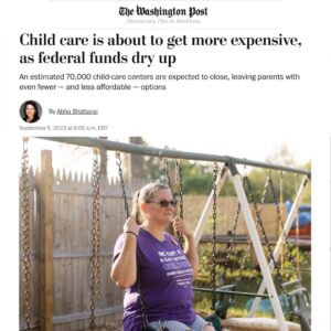 Kirsten Gillibrand Instagram - If federal funding for child care expires at the end of the month, over 70,000 daycares could close, leaving millions of children without care and forcing parents — mostly moms — to make an impossible choice between going to work or staying with their kids.

I've introduced a bill to avert this catastrophe and ensure families and child care providers have the support they need.