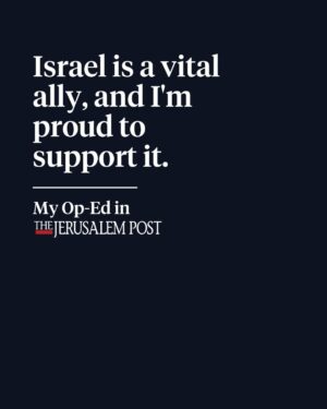 Kirsten Gillibrand Instagram - Days before the horrific terrorist attacks in Israel, I wrote in @thejerusalem_post about the importance of strengthening the U.S.-Israel relationship and confronting the danger posed by terrorist groups like Hamas. That work is more important than ever. Read my full op-ed at the link in my bio.