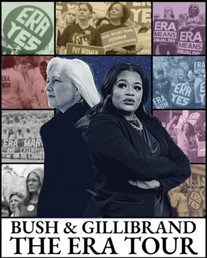 Kirsten Gillibrand Instagram - I don’t know about you, but I'm so sick of running as fast as I can, wondering if I'd get there quicker if I was a man. The Equal Rights Amendment (ERA) has cleared every single hurdle to become the 28th Amendment to our constitution, and @coribush and I are on #TheERATour pushing for it to become law now. Are you ready for it?
 
The ERA would constitutionally prohibit discrimination on the basis of sex and prohibit states from continuing to strip away our rights. From equal pay to reproductive health care to protecting LGBTQ+ rights, the ERA takes all my friends to the summit. It’s been a long time coming, but I know this is a fight that someday we’re gonna win. The ERA was passed by both houses of Congress and ratified by the necessary number of states. We stand on the shoulders of generations of fearless women. Now all we need is for the archivist of the United States to certify and publish the ERA as the 28th Amendment to our Constitution.
 
You say that the past is the past, but I can’t not think of all the cost and the things that will be lost if we don’t speak now. But if we persist and resist, constitutional equality is just a matter of time, up there’s the finish line. The ERA has a Blank Space, all we need is for the archivist to write her name! #TheERAsTour