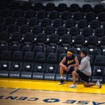 Klay Thompson Instagram - What a difference a year makes. Last year during this time Rick was just letting me get up & down the court 🏃‍♂️. Fast forward to mid June 2022, we poppin champagne 🍾 and having a parade in the city 🌉 GOD IS SO GOOD! We also almost lost Otto , don’t worry he made it back to the bus 😂