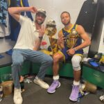 Klay Thompson Instagram - Coolin with the MVP, and they say all we do is shoot 3’s….AND WIN CHAMPIONSHIPS ! 😂