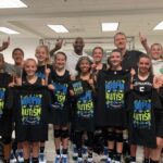 Kobe Bryant Instagram - 16u champs this weekend. Two are 13. Six are 12 and one is only 11 years old. Thanks you @napheesa24 and @alexbazzell24 for coming to check us out and thank you @sabrina_i for helping me coach 💪🏾 #mambas #mambacitas #mambamentality