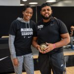 Kobe Bryant Instagram - The story of #Wizenard was greatly inspired by the coaches I’ve had and the lessons they taught me throughout my life. Therefore, I’m proud to present the #WizenardCoachAward to four #MambaLeague coaches who are doing exemplary work in transforming the lives of students and have become a catalyst for enhancing growth and development in others. Congrats to coaches Elisha, April, Q and Alphonso. You’ve shown great commitment in teaching not just athletic, but social and emotional skills to the next generation. Like Q said, “the best part about being a coach is seeing the growth and development from the players when they first walk in the gym. Being a coach, mentor, teacher and leader to the players on my team is what I love the most.” 💪🏾 🏆#MambaMentality