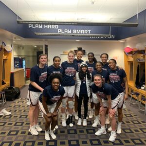 Kobe Bryant Instagram - Had a great trip to @uconnwbb for senior night and the retirement of basketball legend @promise50 with my baby Gigi. Thank you Gampel, Thank you Coach Geno and Cd for the warm welcome. Good luck the rest of the way 💪🏾 #mambamentality #wizenard