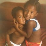 Kobe Bryant Instagram - Me and my big sis Shaya #nationalsiblingsday