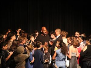 Kobe Bryant Instagram - Had a great time with @ladymissivy discussing our @Granity collaboration, #EPOCA: The Tree of Ecrof, and the creative process behind the novel. Thank you to all who’ve been a part of this journey. By making sports more fun through storytelling, we open up an entire world of valuable life skills for our children. Click the link in my bio to order, get discussion guides, posters and more. #GranityStudios