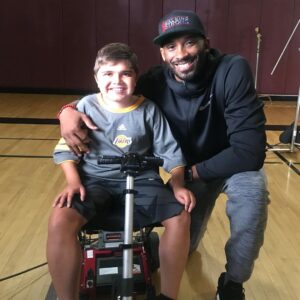 Kobe Bryant Instagram - This is my guy Alexander. He has Duchenne Muscular Dystrophy. Let’s show him and all the boys with Duchenne our support. #walkingstrong www.walkingstrong.org