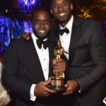 Kobe Bryant Instagram - A few pics from an unforgettable Academy Award Winning night!! More pics coming #oscars #dearbasketball