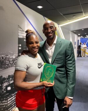 Kobe Bryant Instagram - 💪🏾 @serenawilliams let’s do this today. The queen of tennis as a muse to #legacyandthequeen. Always an inspiration to the next generation. Let’s goooo! @Usopen