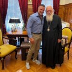 Kostas Sommer Instagram – Ευχαριστώ πολύ τον αρχιεπίσκοπο Ιερώνυμο, για τις ευλογίες του, τιμή μου η συνάντηση μας. 
#metonsommer Athens, Greece