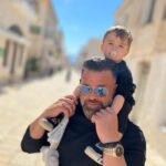 Kostas Sommer Instagram - My son, my life… your smile overwhelms my heart with joy Its my honor to guid you on your way to becoming a man Mothers turn babys into boys, and fathers turn boys into men… #raisinglions Proud father of a lion cub Athens, Greece