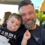 Kostas Sommer Instagram - My son, my life… your smile overwhelms my heart with joy Its my honor to guid you on your way to becoming a man Mothers turn babys into boys, and fathers turn boys into men… #raisinglions Proud father of a lion cub Athens, Greece